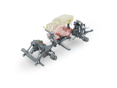 Aebi TT212 Aufhängung Motor